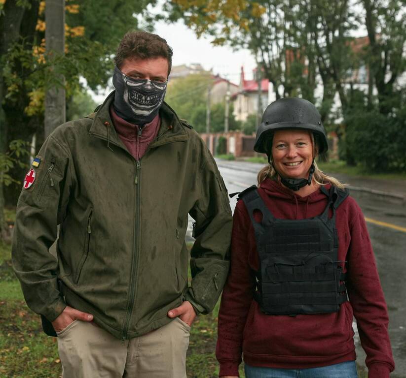Esther con corpo di guardia in Ukraina